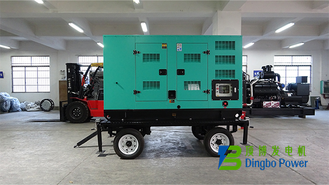 110KW玉柴防雨移動拖車發電機組1