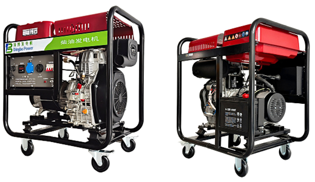 5KW開架式柴油發電機組2